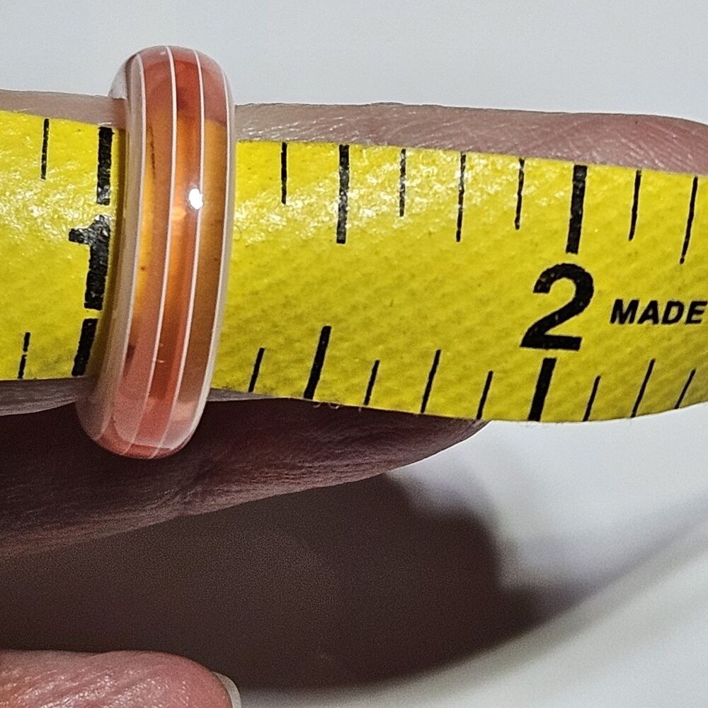 Striped Shades Of Pink Ring Size 5 - Picture 8 of 12